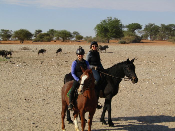 Wildnis Reitsafari am Rande der Kalahari