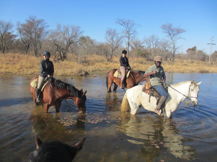 Wildnis Reitsafari im Komfort Camp