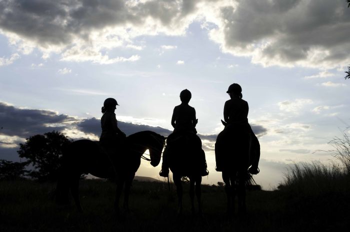 Wildnis Reitsafari im Komfort Camp