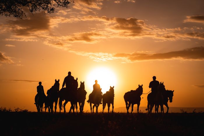 Laikipia Reitsafarai am Mount Kenia