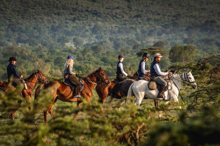 Laikipia Reitsafarai am Mount Kenia