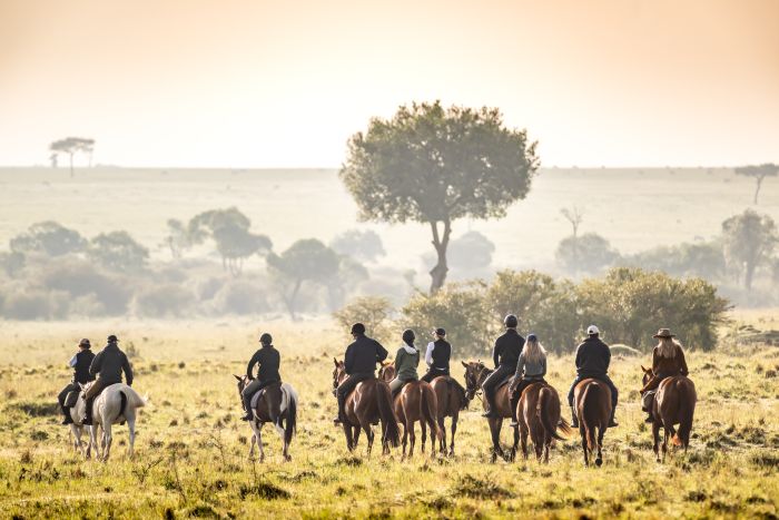 Laikipia Reitsafarai am Mount Kenia