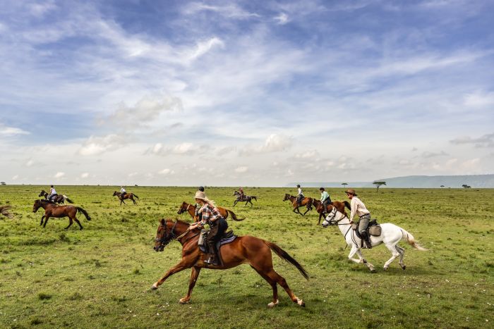 Laikipia Reitsafarai am Mount Kenia