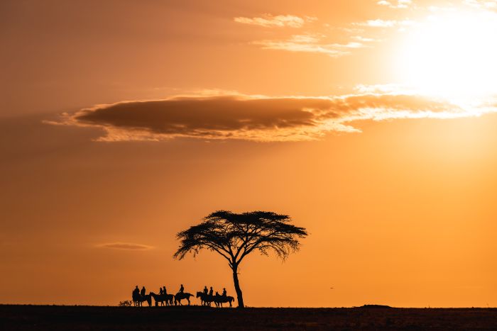Laikipia Reitsafarai am Mount Kenia
