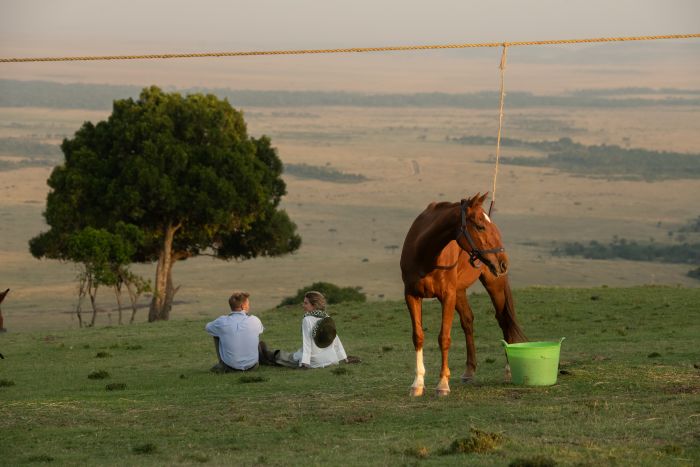 Laikipia Reitsafarai am Mount Kenia