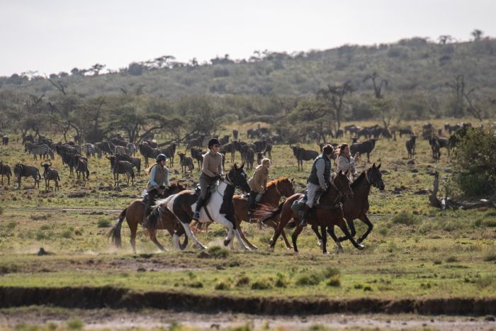 Laikipia Reitsafarai am Mount Kenia