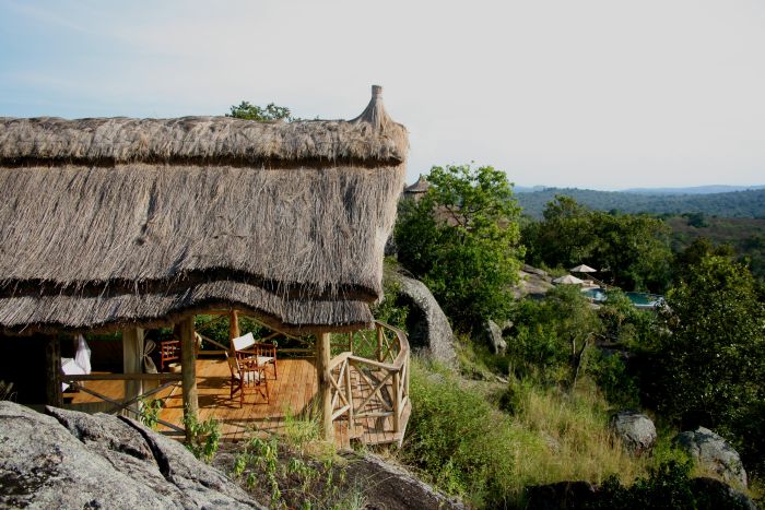 Komfortlodge beim Lake Mburo Nationalpark