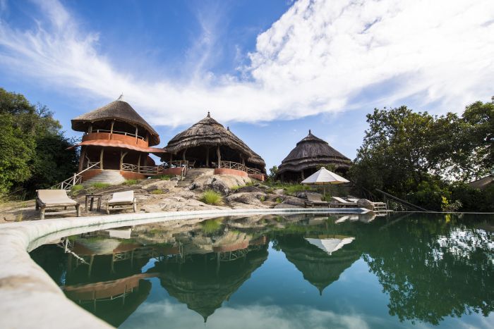 Komfortlodge beim Lake Mburo Nationalpark