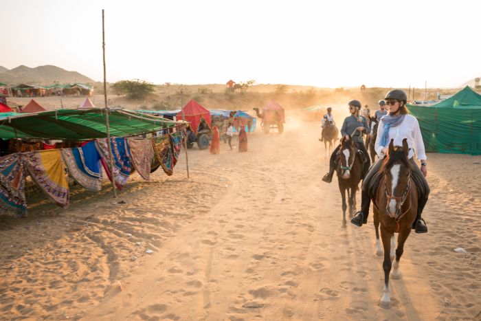 Pushkar Trail - Pferdesafari in Indien