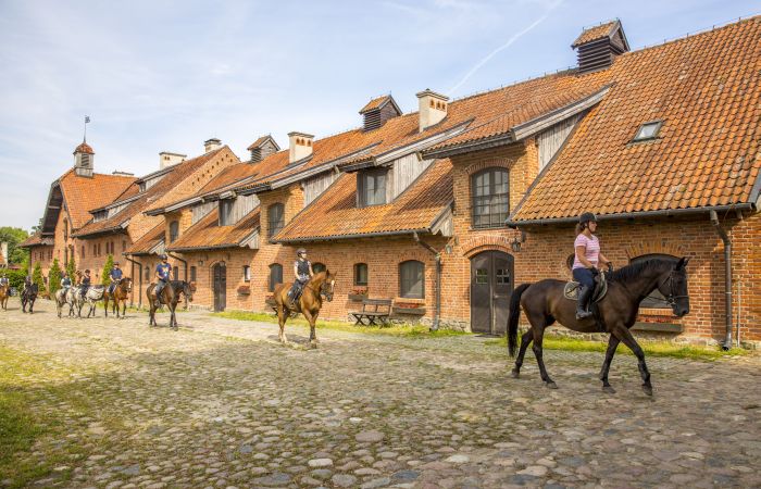 Historische Schlossanlage in Masuren