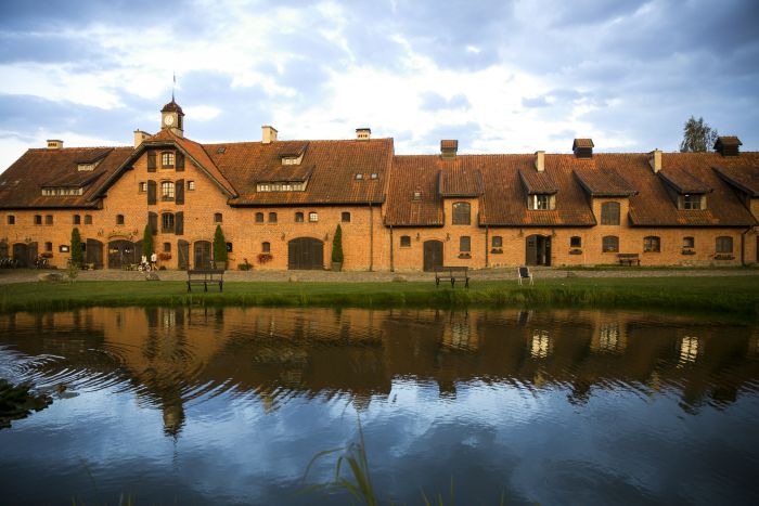 Historische Schlossanlage in Masuren