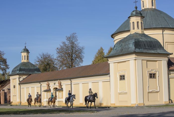 Historische Schlossanlage in Masuren