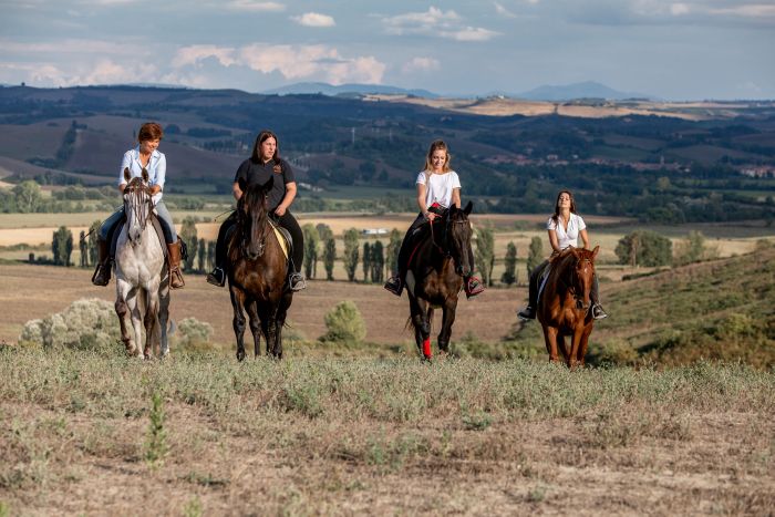 Reiten und Geniessen in Montalcino