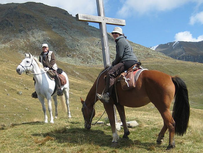 Reittouren in den Walliser Alpen