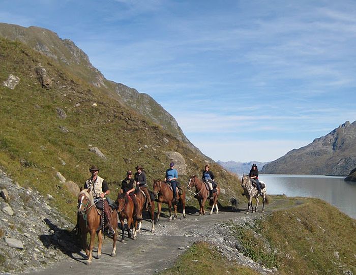 Reittouren in den Walliser Alpen