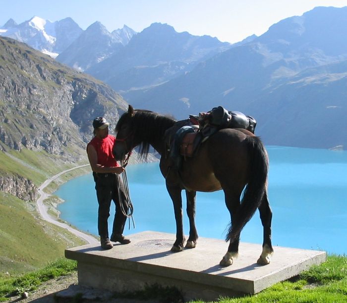 Reittouren in den Walliser Alpen