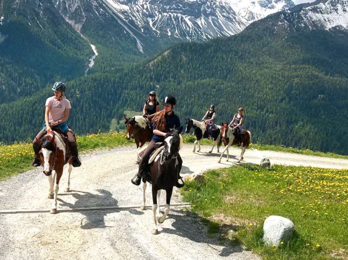 Reiturlaub im M&uuml;nstertal Graub&uuml;nden