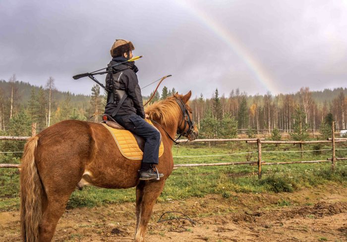 Wildes Lappland - Reiten & Bogenschiessen in Finnland
