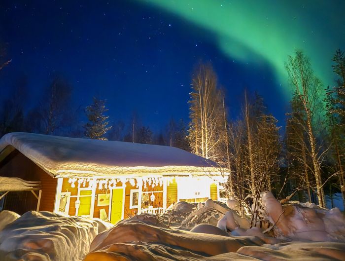 Wintertraum finnisch Lappland