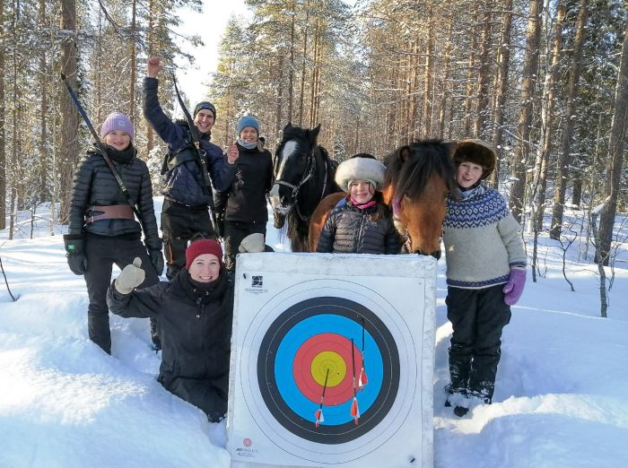 Wintertraum finnisch Lappland