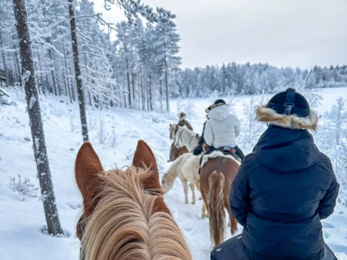 Wintertraum finnisch Lappland