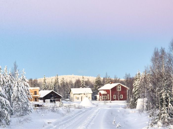 Wintertraum finnisch Lappland