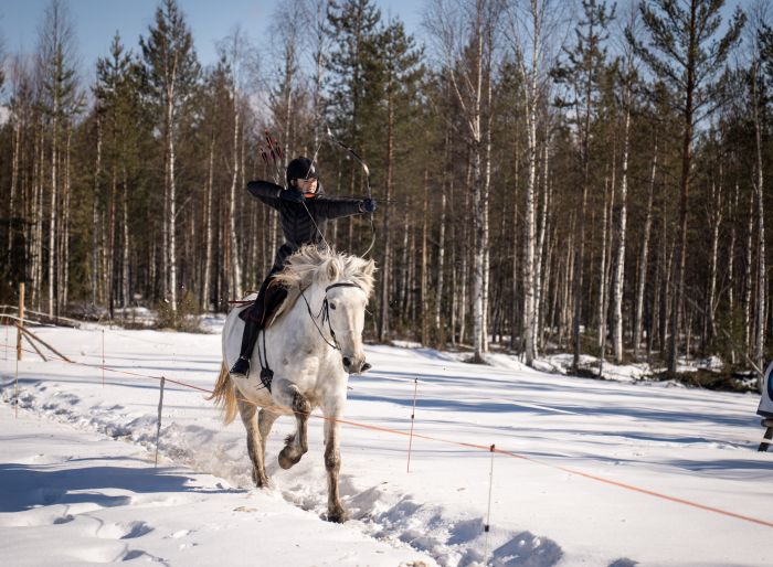 Wintertraum finnisch Lappland
